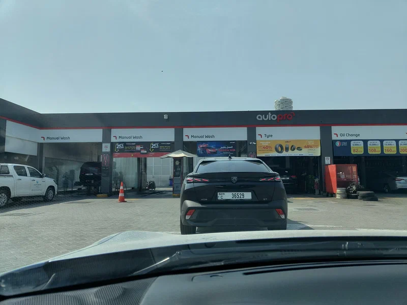 Parking at ENOC Petrol Station in JVC