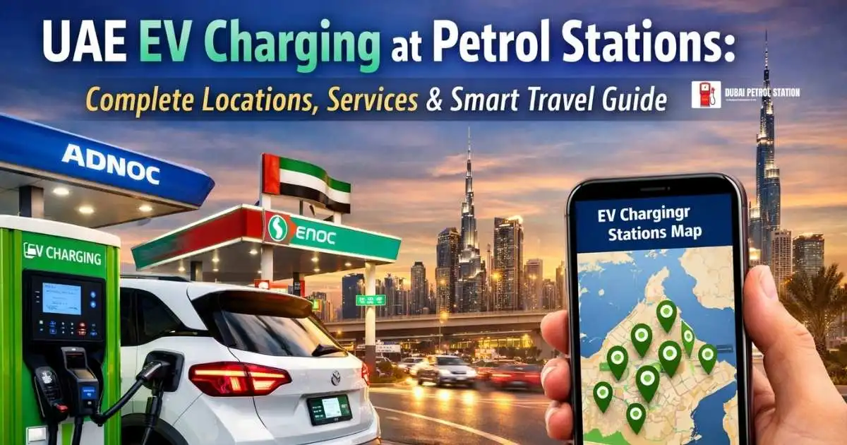 UAE EV Charging at Petrol Stations (2026): Complete Locations, Services & Smart Travel Guide