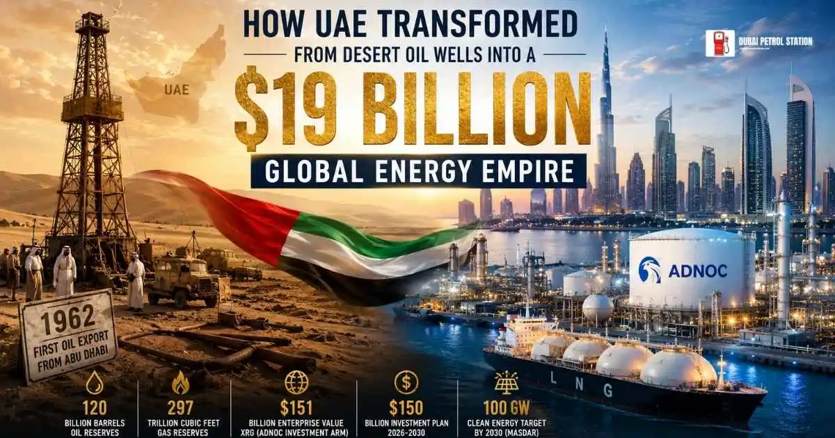 Dubai Oil Globalisation 2026: How UAE Built a $19 Billion Energy Empire from Desert Wells
